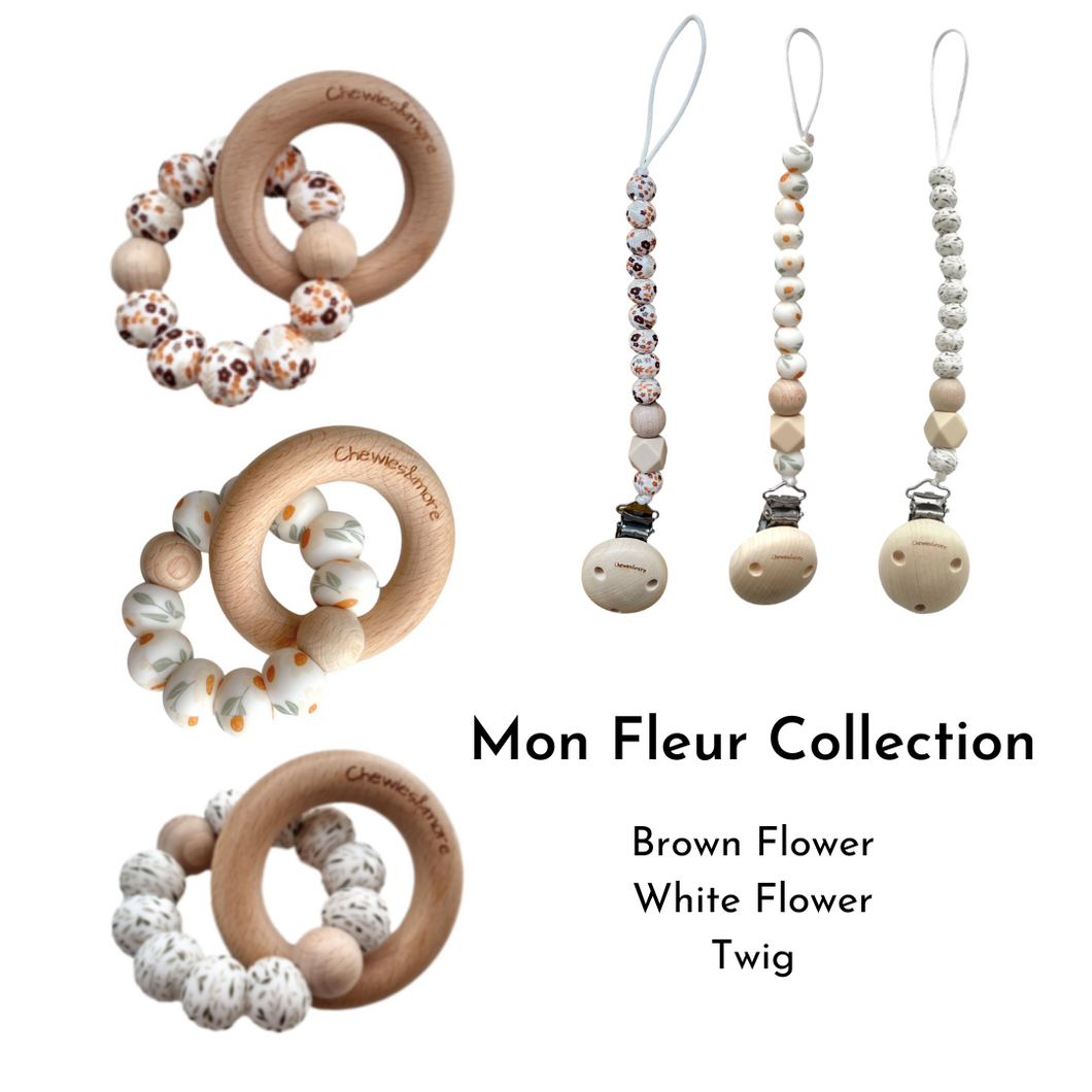 Mon Fleur Collection -Brown Flower, White Flower, Twig- | Startpakket