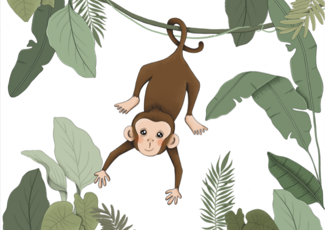 Jungle Monkey card