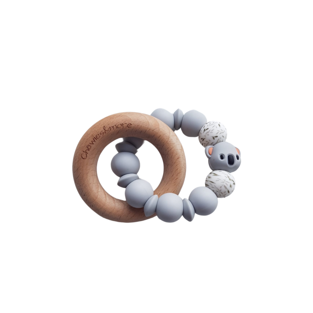 Animal | Chewie Mini Rattle | Koala