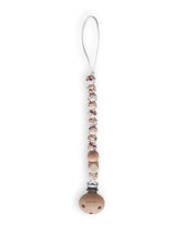 Charger l&#39;image dans la galerie, Chewie Clip Silicone Beads | Mon Fleur | Brown Flower
