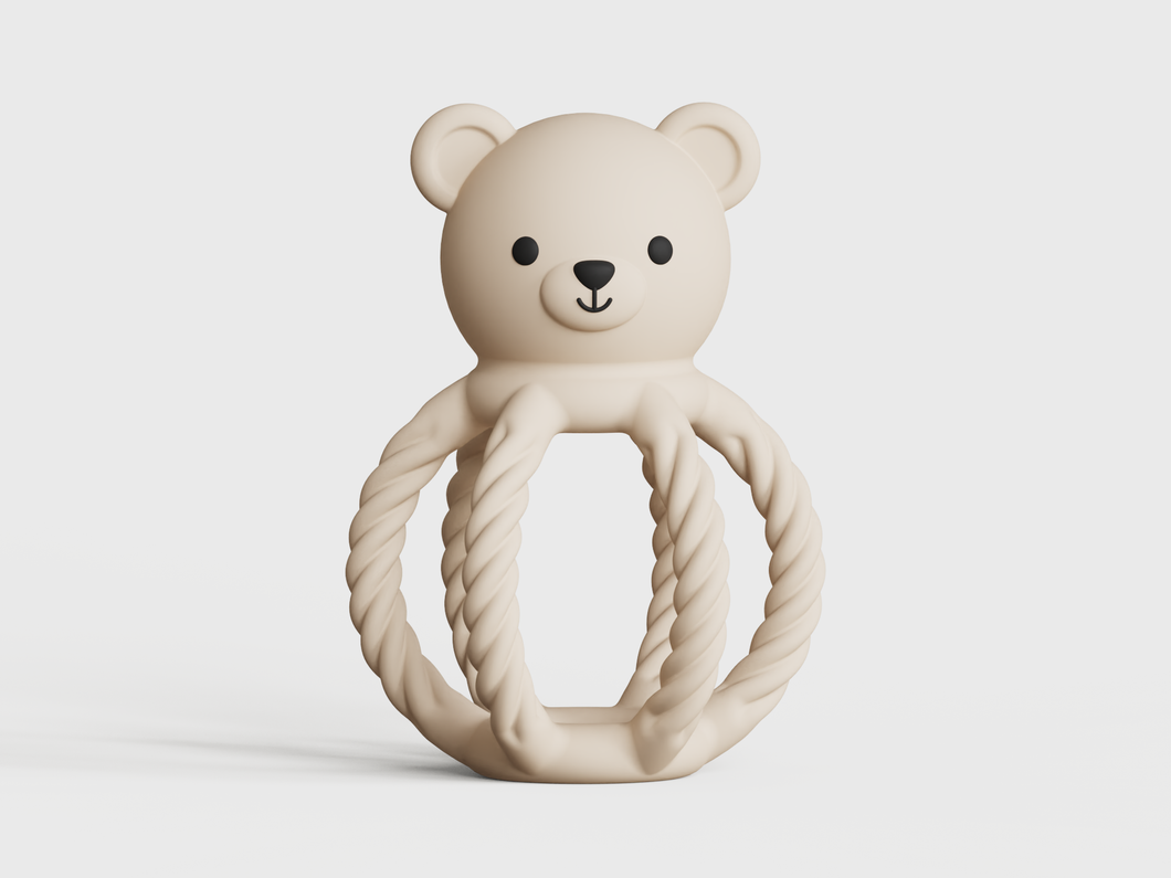 Chewie Full Silicone Bear Rattle PREORDER