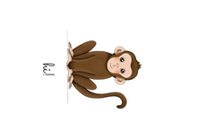 Afbeelding in Gallery-weergave laden, Monkey Baby card
