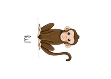 Charger l&#39;image dans la galerie, Monkey Baby card
