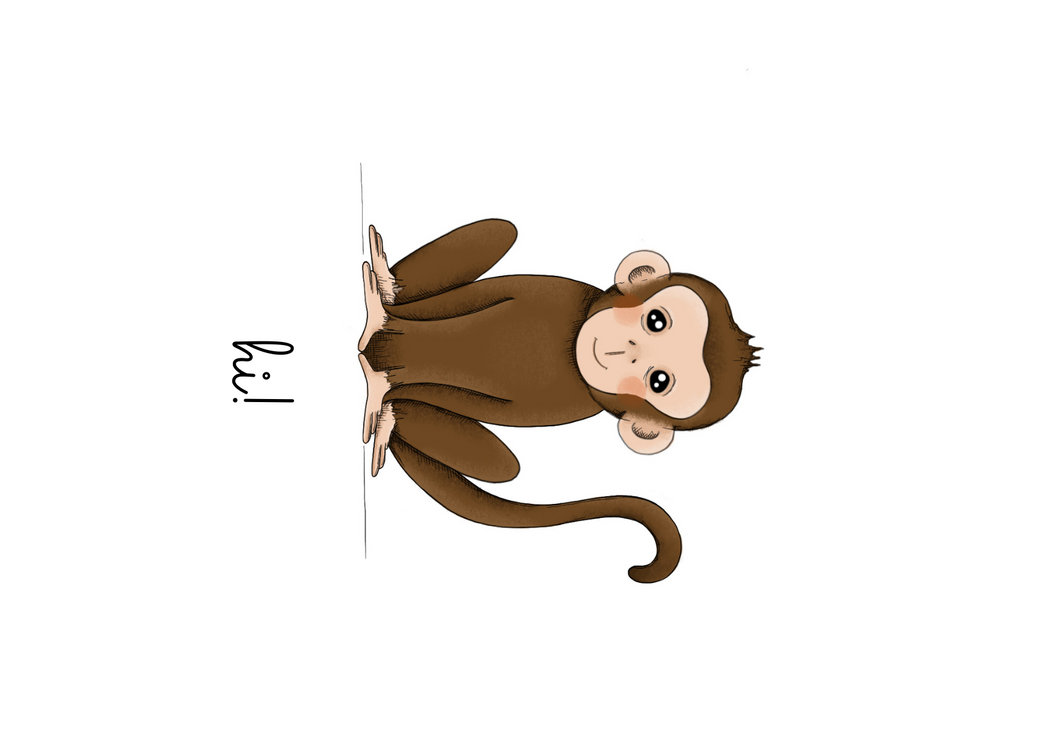 Monkey Baby card