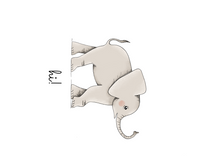 Afbeelding in Gallery-weergave laden, Elephant Baby card
