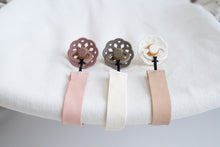 Load image into Gallery viewer, Mon Fleur Collection - Leather Clip
